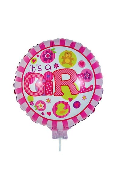 OEM Balon It's a Girl, dimensiune 42x30 cm, design multicolor
