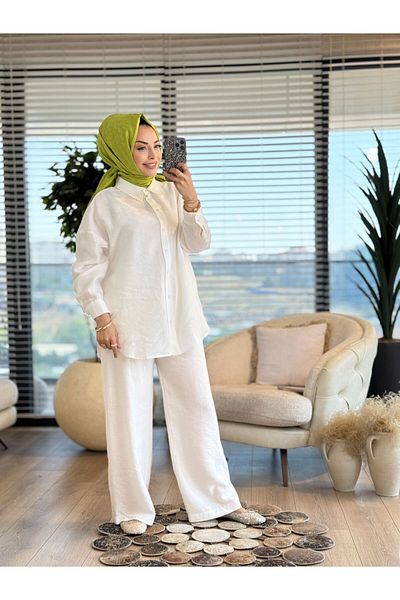 ALANURMODA 34585 بدلة مودال مع قميص
