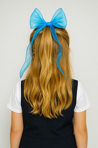 SeaBubbles Children's School Buckle with Bow Standard Blue