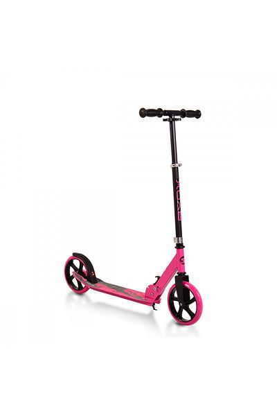 byox Foldable scooter with aluminum frame, adjustable handlebar Storm Pink, recommended for ages 5 and up