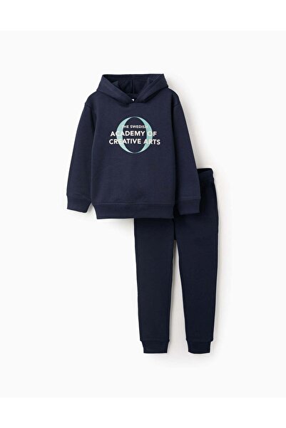 Ziddy بدلة رياضية مصقولة للأولاد "الفنون الإبداعية"، أزرق داكن