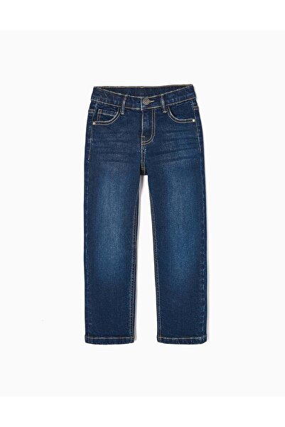 Ziddy بنطلون جينز قطني للأولاد "سليم فيت"، أزرق غامق