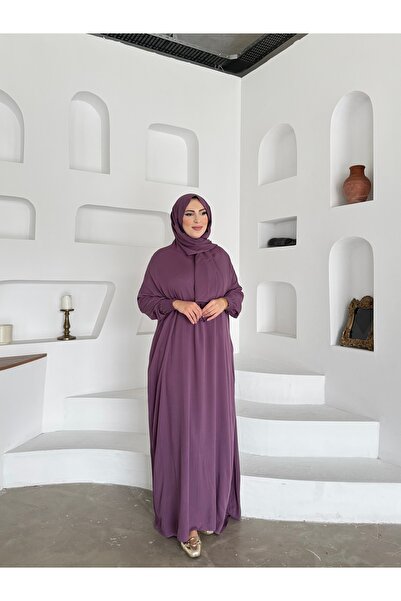 Quen One-Piece Prayer Dress with Neck