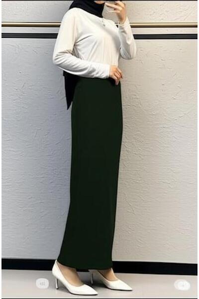 ECEYLÜL MODA Scuba Crepe Pencil Skirt (93-94cm Length)