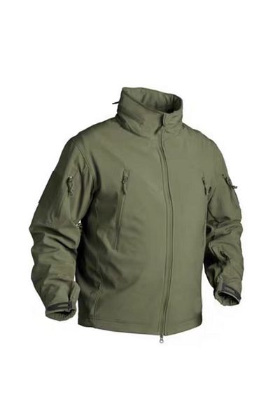 Lion camo "Akula" fur-lined softshell jacket, windproof and water-repellent, Outdoor