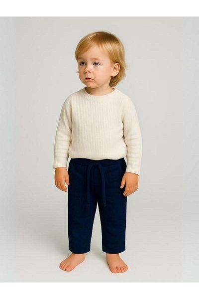 Zekids Boy's Woven Elastic Waist Trousers