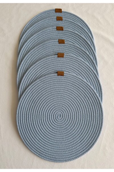 HHKARTS Round Placemat, Table Decor Supla 33cm Set of 6