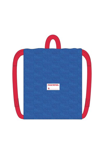 PAW PATROL Geantă albastră cu șnur, rucsac 33 cm