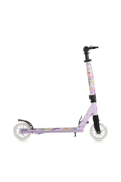 byox Folding scooter for children Snazzy Purple from 8 years, Aluminum frame, Front shock absorber, Wheel