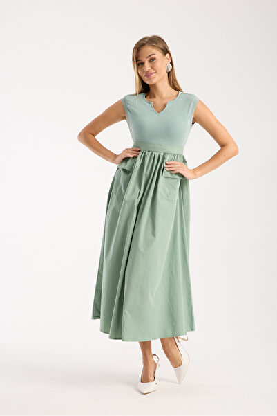 ZARİNA Trikolu Elbise