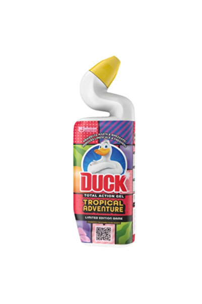 DUCK Total Action Gel Tropical Dezinfectant WC, 2 bucati X 750 ml