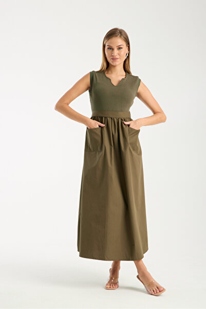 ZARİNA Trikolu Elbise