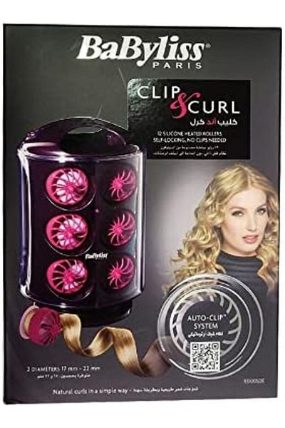 BABYLİSS RS100SDE Clip Hair Curler - Purple