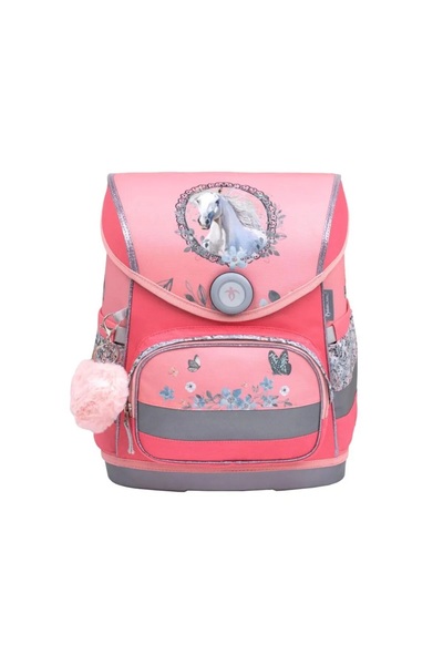 Belmil Магнитна училищна чанта „Кон и снежинка“