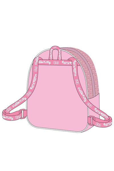 Hello Kitty holographic backpack, bag 23 cm