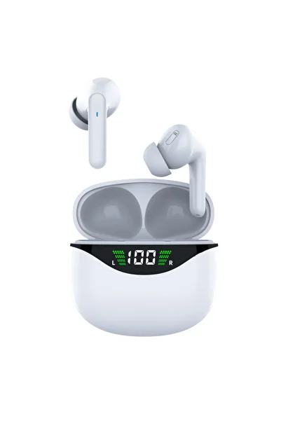 OEM Smart Bluetooth 5.3 Wireless Earphones EM-VG121 with Active Noise Cancellation, White