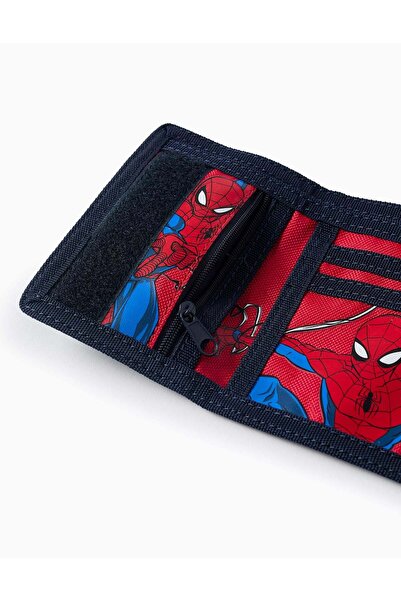 Ziddy Wallet with Prints for Boys 'Spiderman', Dark Blue