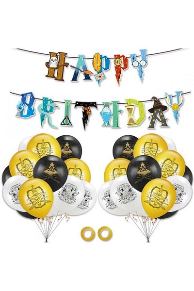 OEM Zswq birthday set, latex/paper, multicolor, 23 pieces