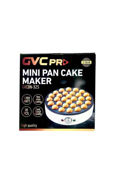 GVCPR جي في سي برو صانعة ميني بان كيك - 30 عين - 1200 واط - أسود - GVCPRO-325