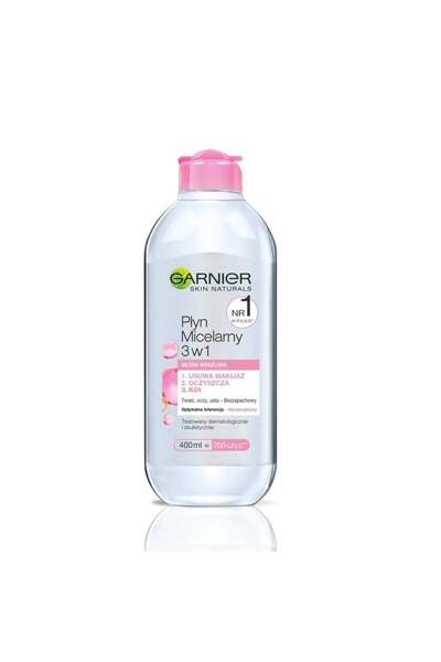 Oil ماء ميسيلار وردي لإزالة المكياج، حجم 400 مل