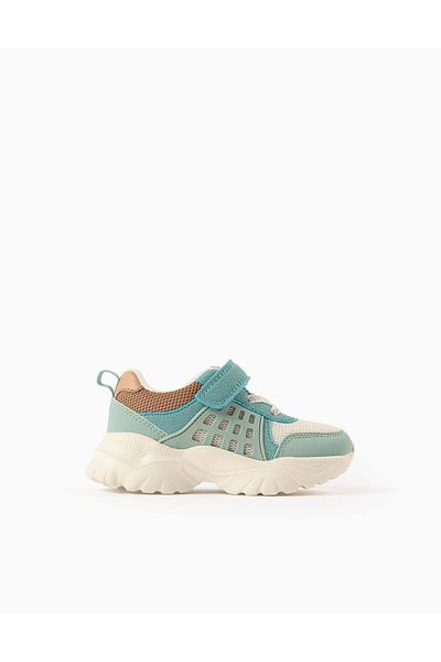 Ziddy Superlight Runner Trainers for Baby Boys, Blue/Camel