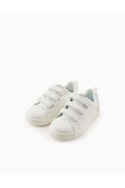 Ziddy Touch Fastening Trainers for Children 'ZY 1996', White