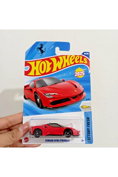 HOT WHEELS Ferrari SF90 Stradale 2025 Factory Fresh Uzun Kart Diecast Model A...