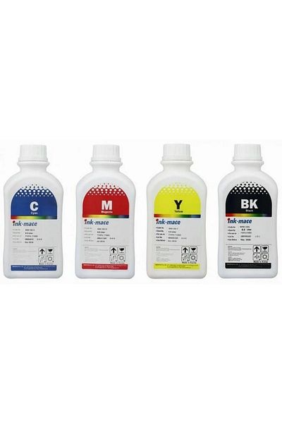 Ink-mate Set flacon refill cerneala 2000ml PG-545XLBK / CL-546XL C/M/Y compatibil Canon