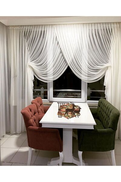 Ceylanlar perde Luxury Double Breasted Curtain Mechanism (Middle Pile 1 /2.5)