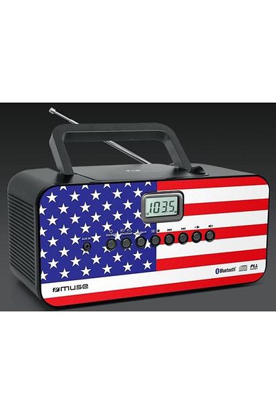 Muse Micro Sistem Audio Portabil M-22 US MSE00078, Bluetooth, CD-Player, Radio, AUX-in (Multicolor)