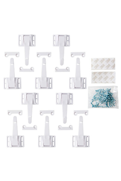 Toddleroo by North States 10-Piece Drawer and Cabinet Tab Latches