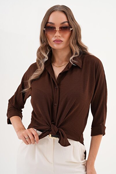 ŞİMAL Kadın Dirsek Kol Ayrobin Gömlek 255070 -