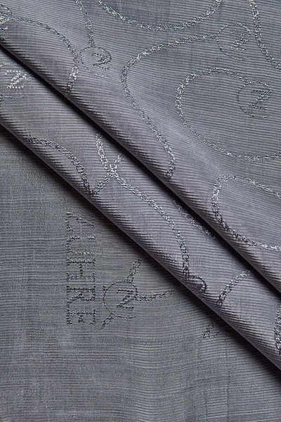 Zühre Gray Flamed Shawl 0016