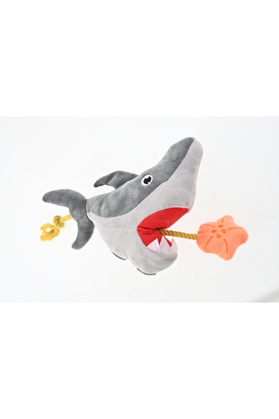 Pet Luxe لعبة بيبي شارك القطيفة للكلاب برباط متحرك