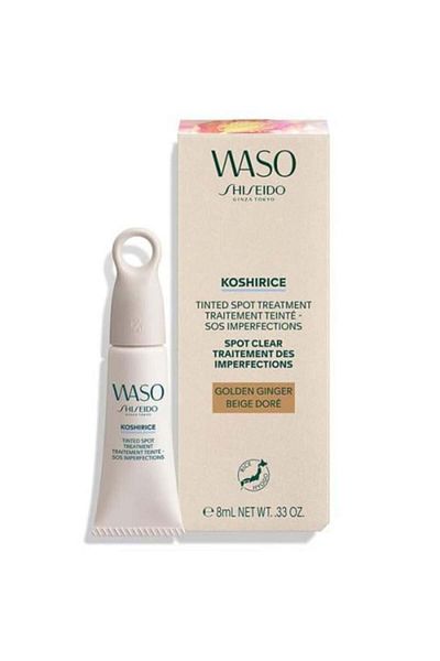 Shiseido Golden Concealer Cream for Acne-Prone Skin – Tinted Spot Treatment –