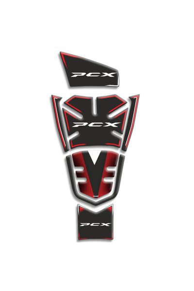 MOTOSEPETİM HONDA PCX TANK PAD SET 2021/2024 7 PARÇA 002