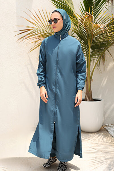 BAE SWIMWEAR Hayaa+ Extra Long Teal Burkini