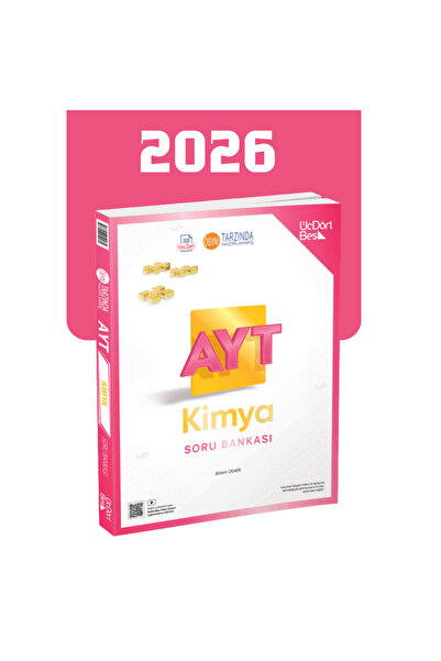 3D Yayınları 2026 345 AYT Kimya Soru Bankası - Güncel Baskı