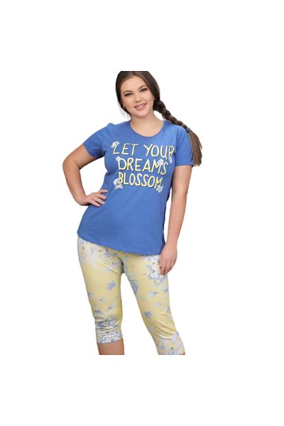 Generic Women's Bermuda Oversized Pajamas - PJ 595
