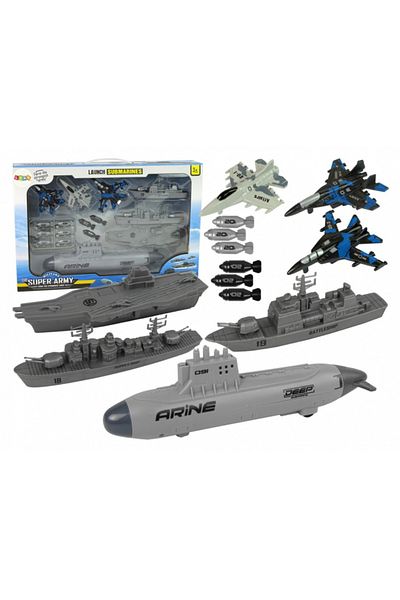 REBELS Naval Army Set – Naval Base, Fighter Jets, Bombs