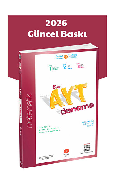 3D Yayınları 2026 345 AYT 8'li Matematik Deneme - Güncel Baskı