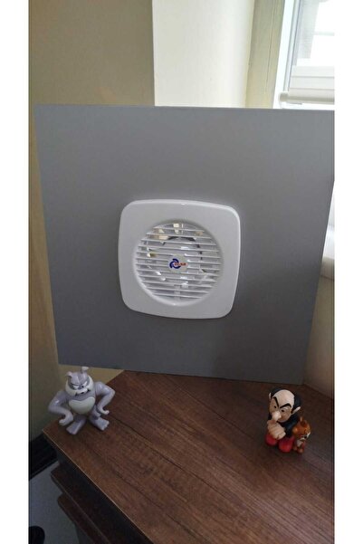 ÇELİK MENFEZ WC-مروحة حمام من الألومنيوم المركب 50X50 فضي رمادي Q125