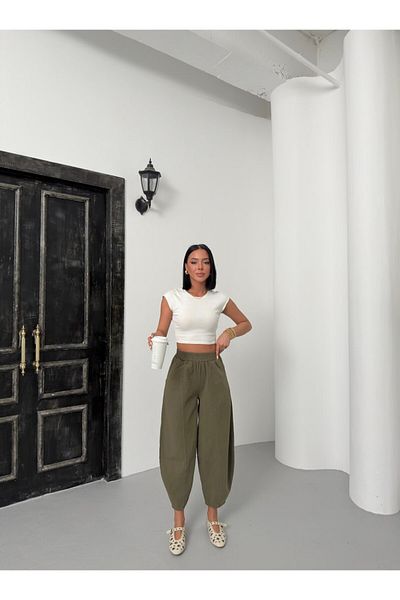 Haticepalas Gabardine Shalwar Trousers