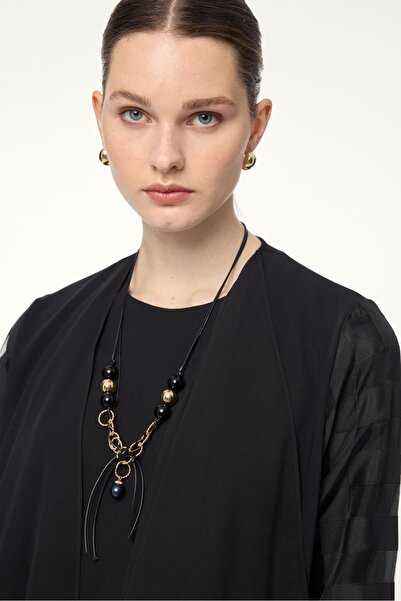 Zühre Sleeve Detailed Casual Black Double Suit Tk-1632