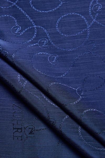 Zühre Navy Blue Flaming Shawl 0016