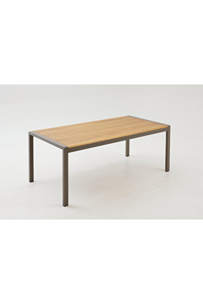 Divona Home Berus Alüminyum Bahçe Balkon Masa ( 100 x 200 cm)