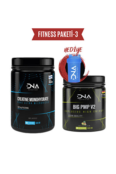 Dna Nutrition Fitness Paketi-2 (Creatine 500gr + Big Pmp Pre-workout 240gr)