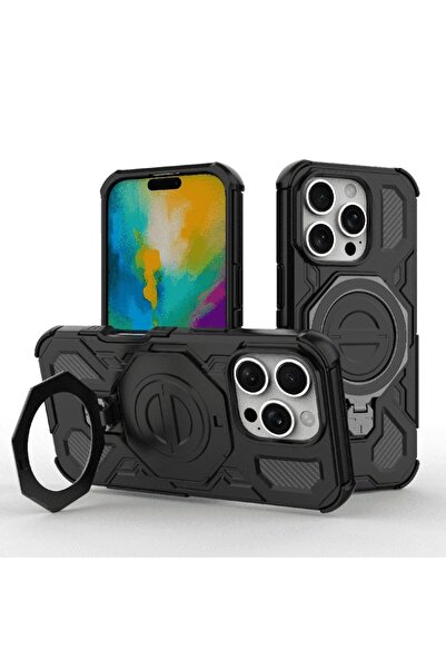 SKYDDAR INNOVATION Husă pentru iPhone 16 Pro Max, rezistentă la șocuri, Carbo...
