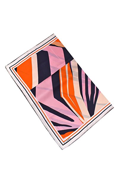 Zühre Шарф з візерунком з атласного шовку VORJ 0074