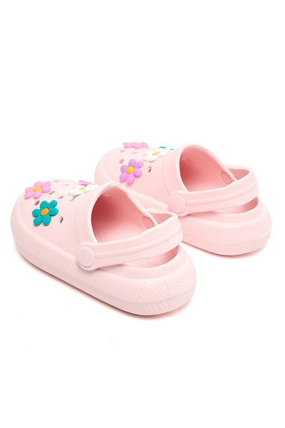 R&B Pink Girl Jibbitz Detail Clogs